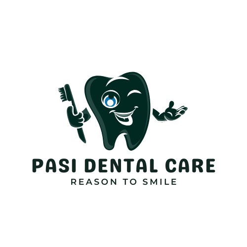 Friendly dental team with patient